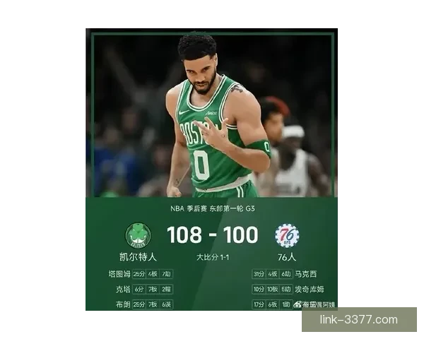 凯尔特人塔图姆关键球命中率解析对比联盟前锋群表现谁才是真正决胜王牌